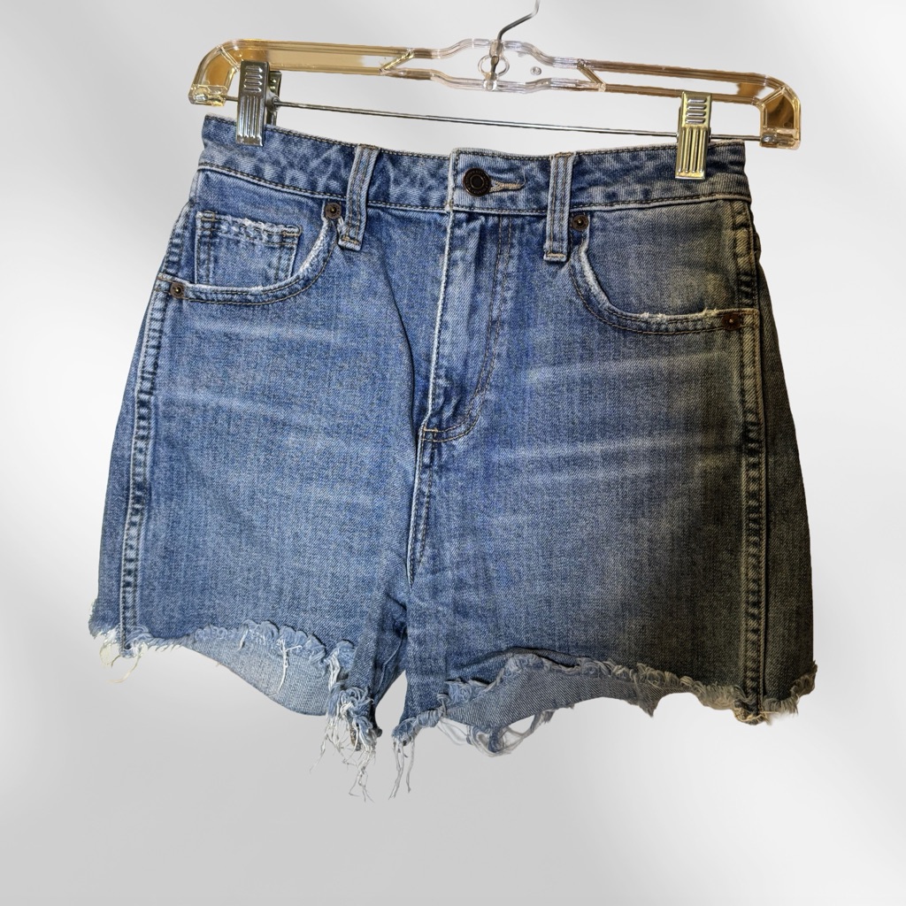 Blue Denim HighRise Cutoff Shorts Lucky Brand